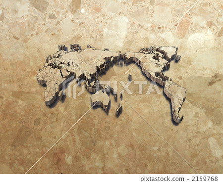 Marble world map · Border display Marble world map · Border display 2159768