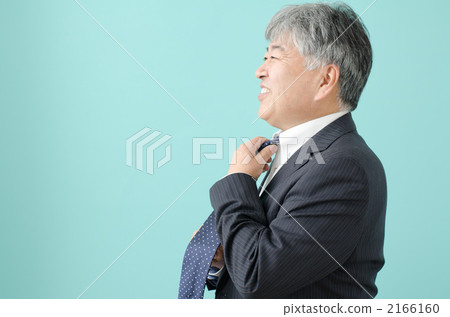 高級男性領帶（藍色背面） 2166160