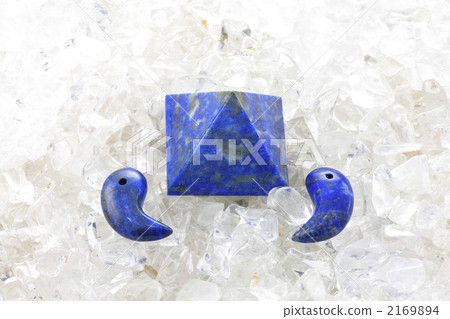 12月誕生石Lapis lazuli的吊帶和金字塔/神聖水晶底座 2169894