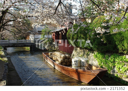 Takase River in spring Takase River in spring 2171352