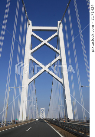 Overlooking the North Bisan Ohashi Bridge from the south Bisan Ohashi Bridge in the Seto Ohashi Bridge 2171424