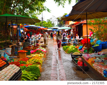 Morning market of Laos ② 2172305