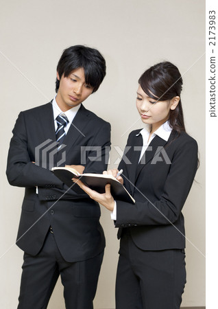 日程表 秘書 事業女性 2173983