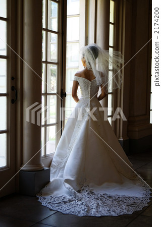 A bride looking out A bride looking out 2174200