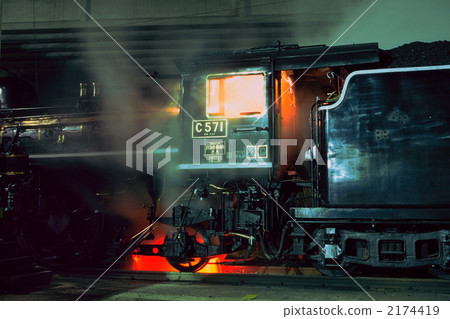 SL Yamaguchi C571 Shin Yamaguchi(小栗駒)夜間 SL Yamaguchi C571 Shin Yamaguchi(小栗駒)夜間 2174419