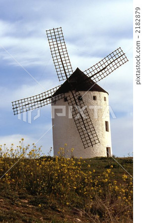 西班牙Lamancha的風車 西班牙Lamancha的風車 2182879