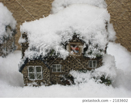 微型房屋 白雪皚皚 雪景 2183602