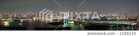 Panorama from Fuji TV sphere observation room 2 2188210