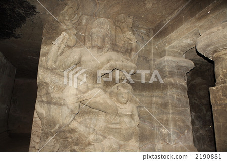 World Heritage The Guardian God of Shiva Temple on Elephanta Island 2190881