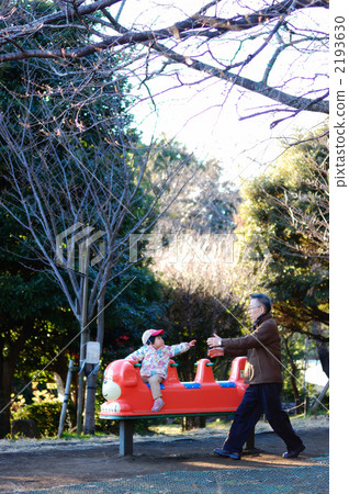 Spring playground equipment (grandpa) 2193630