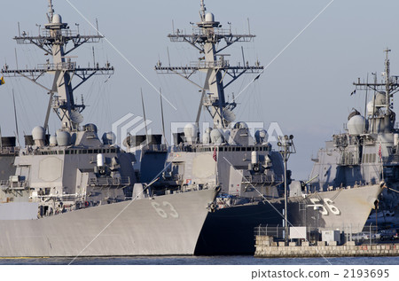 Aegis ship at anchor 2193695