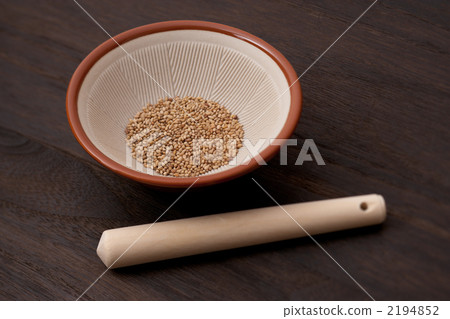 mortar, white sesame, sesame 2194852