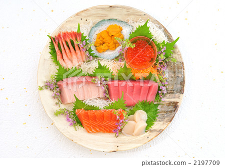 A prime of sashimi dish. A prime of sashimi dish. 2197709