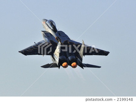 stock photo: high rate climb, fighter plane, airplane