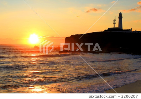 Inubozaki lighthouse and first sunrise 2200207