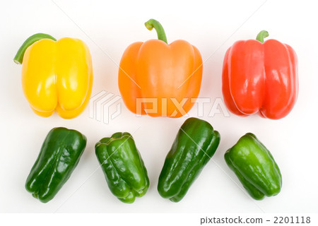 Three color paprika and bell peppers 2201118