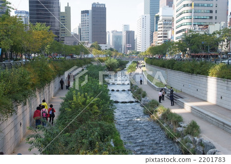 Re-development of Seoul Korea Cheonggyecheon 2201783