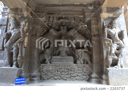 World Heritage Ellora Kailasha Nata Temple front relief World Heritage Ellora Kailasha Nata Temple front relief 2203737