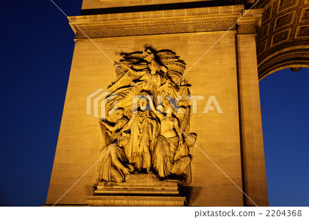 Sculpture of the Arc de Triomphe (Napoleon) 2204368