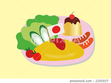Children's lunch (omelet) 2205037
