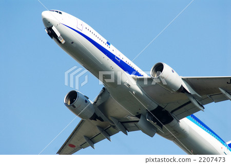 Aircraft that stores gears after takeoff 2207473