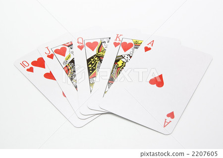 撲克牌 玩牌 皇家同花順 2207605