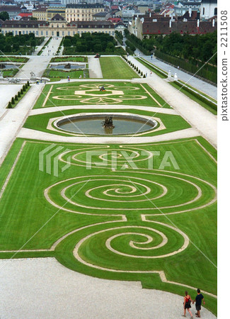 The garden of the Belvedere Palace 2211508