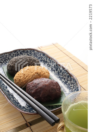 三種Ohagi和綠茶 2219573