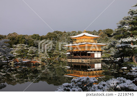 金閣寺雪景 金閣寺雪景 2219745