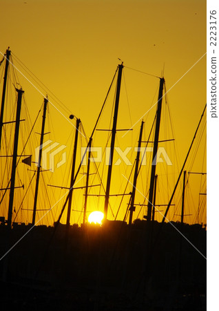 Sunset over Turkey Bodrum Sunset over Turkey Bodrum 2223176