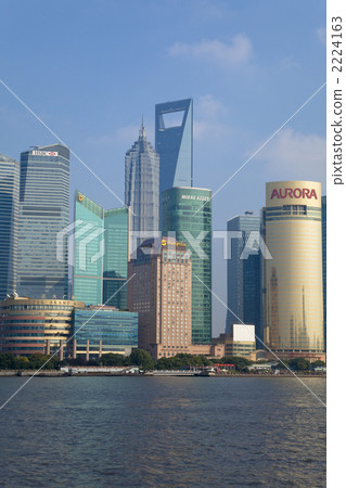 From the band district Pudong district modern building group 2224163