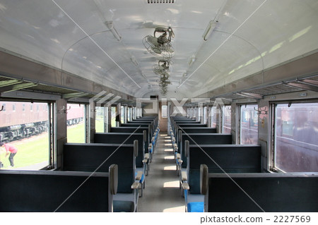 inside the train, seat, passenger car 2227569