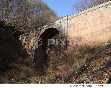 Railway bridge remains at Usui Pass 2229333