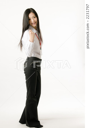 Female employees of Guts pose 2231797