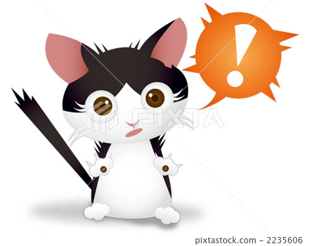 一隻驚訝的小貓 2235606