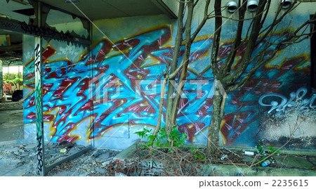 Graphics, graffiti, graffiti, ruins 2235615