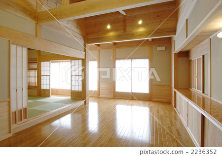 日式房屋 客廳 木製結構房屋 2236352