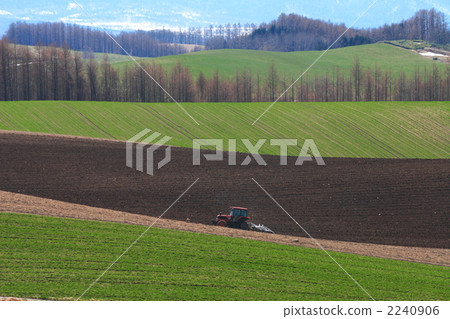 Plow the field of the hill 2240906