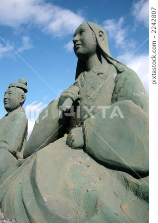 Asai Nagamasa married couple statue Oe kimono bronze statue sculpture 2242807