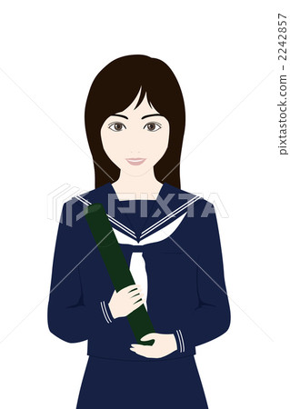 在畢業典禮上學習的女孩 2242857