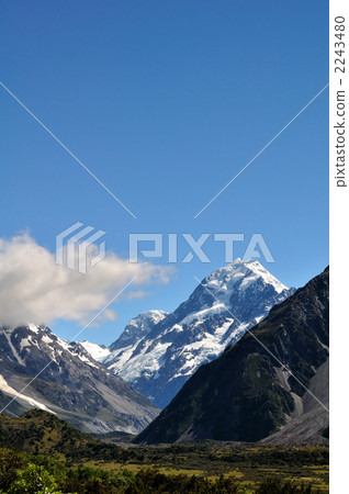 mount. cook, glacier, national park 2243480