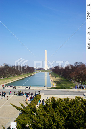 The Washington Monument from the Lincoln Memorial and the US Capitol The Washington Monument from the Lincoln Memorial and the US Capitol 2244448