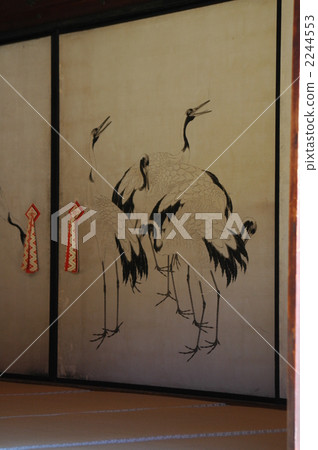 images drawn or painted on fusuma, kyoto imperial palace, kyoto imperial palace garden 2244553