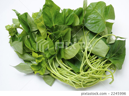 potato leaves, island vegetables, food 2245996