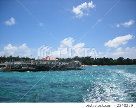 從船上看到的科科斯島 從船上看到的科科斯島 2248239