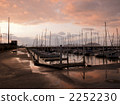 黃昏的遊艇港口 2252230