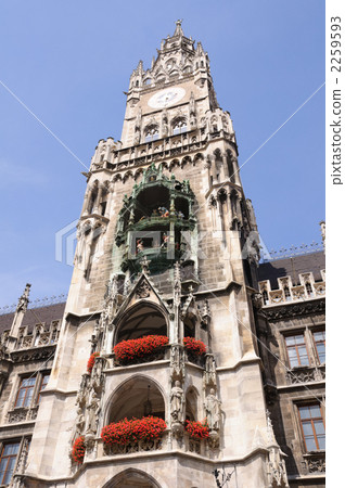 德國慕尼黑新市政廳塔 2259593
