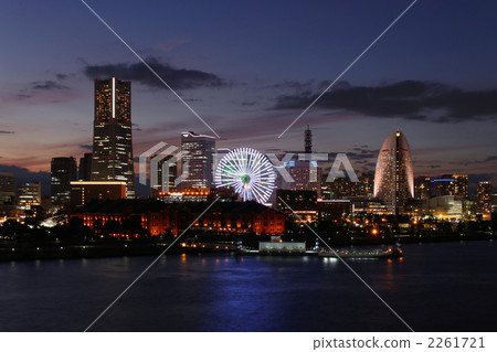 Night view, Yokohama Minatomirai Night view, Yokohama Minatomirai 2261721