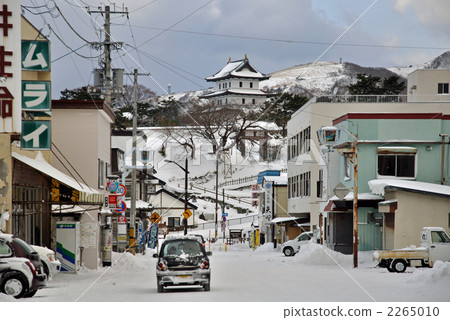 Walking around Matsumae · Castle down Matsumae in the heavy winter Walking around Matsumae · Castle down Matsumae in the heavy winter 2265010