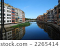 The houses of riverside of Girona in Spain 2265414